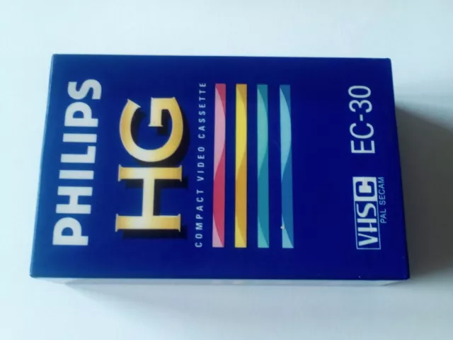 Philips HG Compact Video Cassette VHSC EC-30