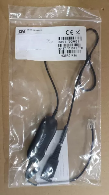 Jabra GN Netcom GN1215 88001-02 QD auf RJ9 für Avaya