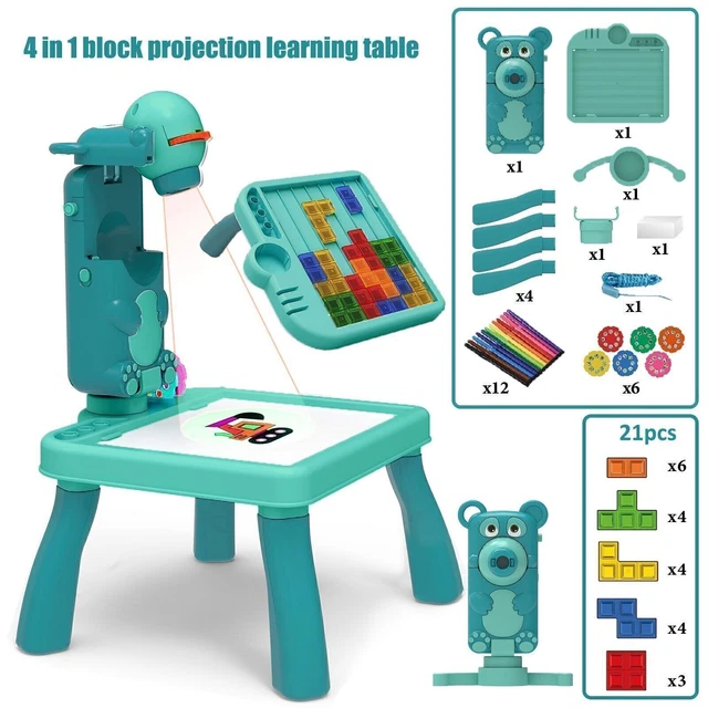 LED-Projektor Kinderspielzeug Malerei-Zeichentisch Kunsthandwerk für Kinder