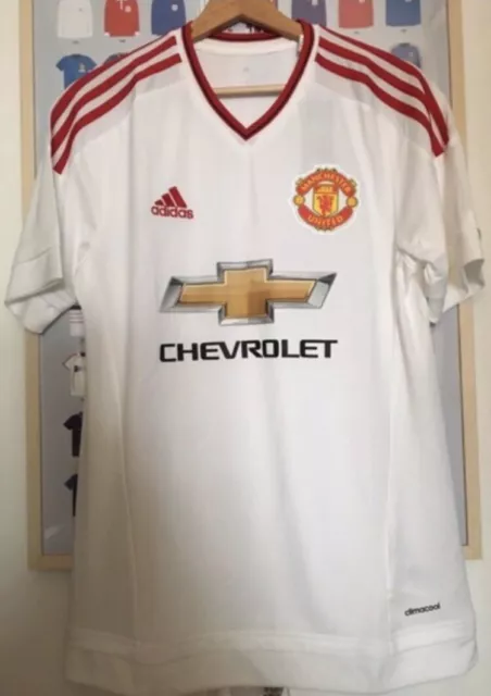 Maillot adidas Manchester United extérieur 2015/2016 taille S Neuf