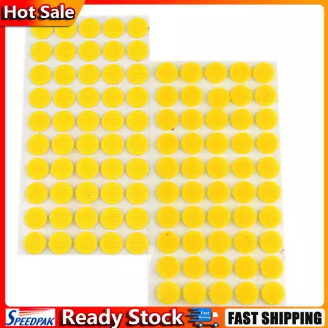 500 Pair 10mm Sticker Tape Convenient Round Dots DIY Accessories (Yellow) Hot