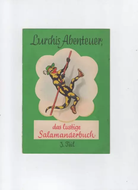 LURCHIS ABENTEUER LUSTIGE SALAMANDERGESCHICHTEN  3. FOLGE COMIC Werbecomic 1956