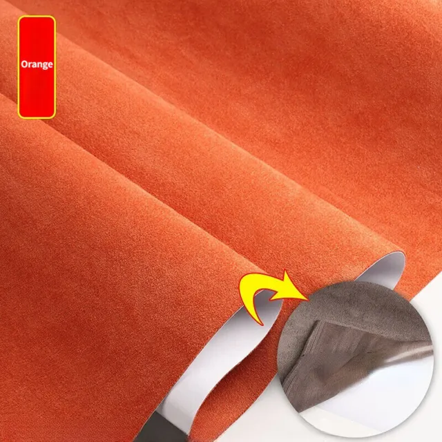 Self Adhesive Suede Fabric Film Sticker Stretch DIY Car Interior 150x50cm