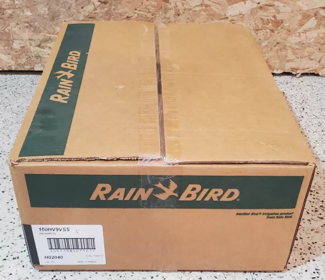 Rain Bird 100HV9VSS 1" Valve Slip H02040 - Case of 20 9V battery operated valves