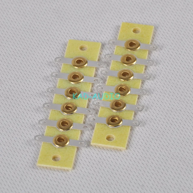 2pcs Terminal Strip Board Point to Point 6 plugs Guitar Tube Amplifier DIY 2