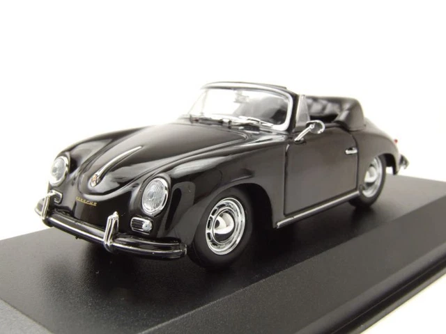 Porsche 356 A Cabriolet 1956 Noir Maquette de Voiture 1:43 Maxichamps