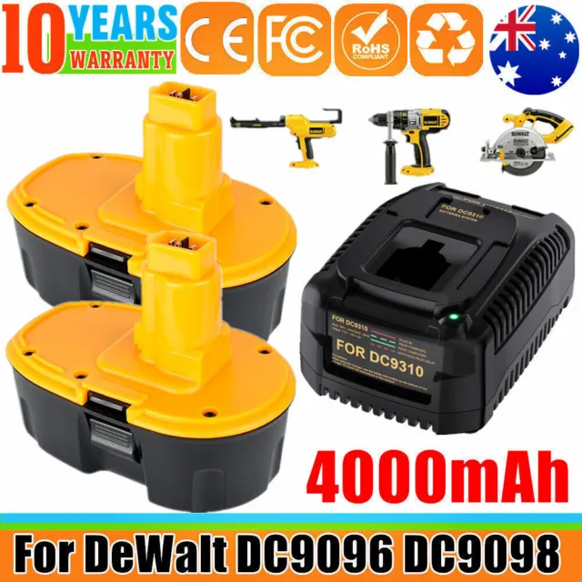 4000mAh For Dewalt 18V XRP Ni-MH Battery DC9096 DC9098 DC9099 DW9095 DW9096 Tool