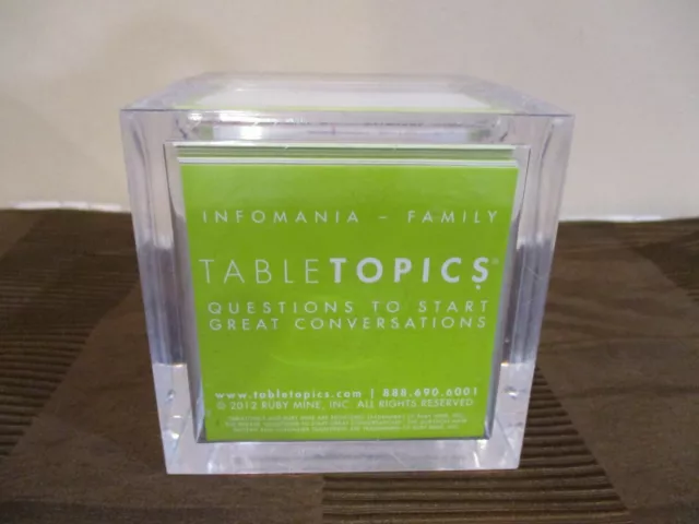 TABLE TOPICS FAMILY Edition - Questions To Start Great Family