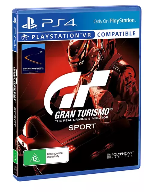 GT Gran Turismo Sport Car Racing Game Sony Playstation 4 PS4 PS VR Compatible