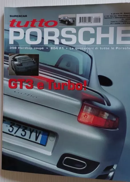 supercar Rivista Tutto Porsche n. 29 Anno VIII la gt3 e Turbo!