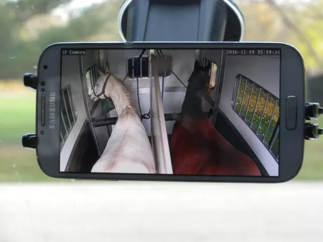 Cámara WiFi para remolque de caballos, envía imagen a tu teléfono mientras transportas caballos/ 2