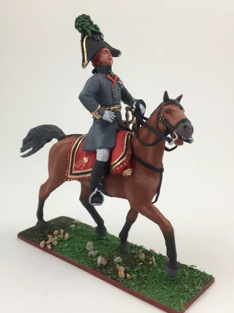 Painted Metal toy soldier 1/30, Napoleonic Austrian Quartermaster VID SOLDIERS