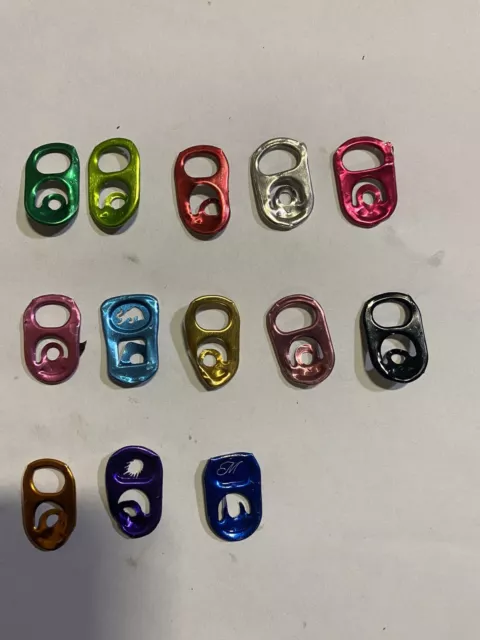 500  LIME GREEN oR ANY COLORS ALUMINUM CAN TABS ASSORTED PULL TABS POP TOPS SODA