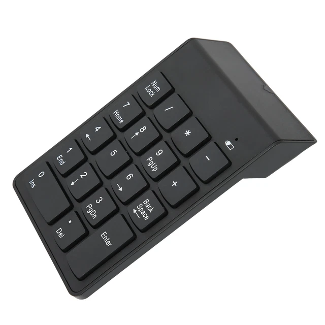 TASTIERA NUMERICA WIRELESS 2,4G plug and play 18 tasti tasti tasti ...