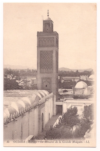 Cpa Maroc Oudjda - Le Minaret Et La Grande Mosquee