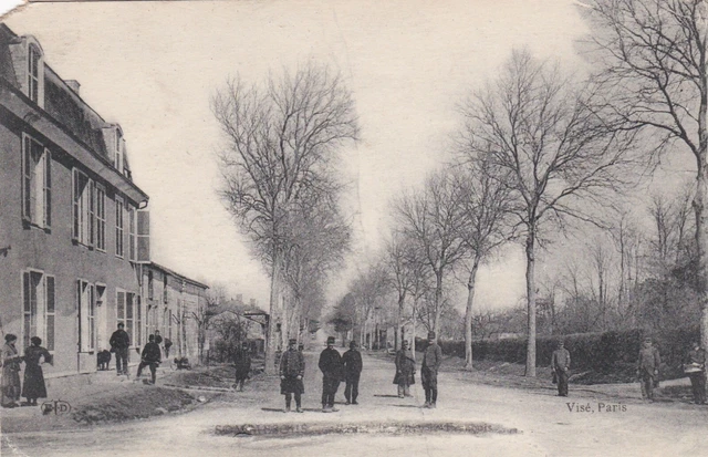 CPA 51 SOMMESOUS Route de Vitry le Francois carte petit manque haut gauche