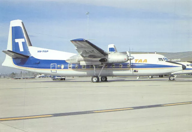 Airline Postcards   Trans Australian Airlines Fokker F27 -600 VH-TOP  c/n 10887