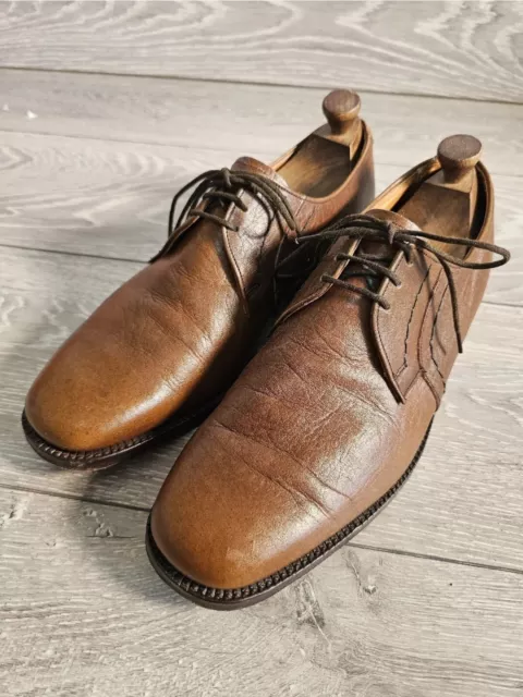 CHEANEY SUPER HAMPTON Tan Leather Boots tang 75.00 PicClick UK