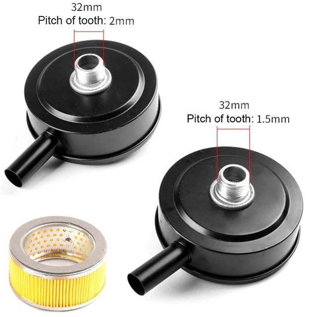 Accessoires de pompe à air installables avec options de pas de dent 15 mm/20 mm