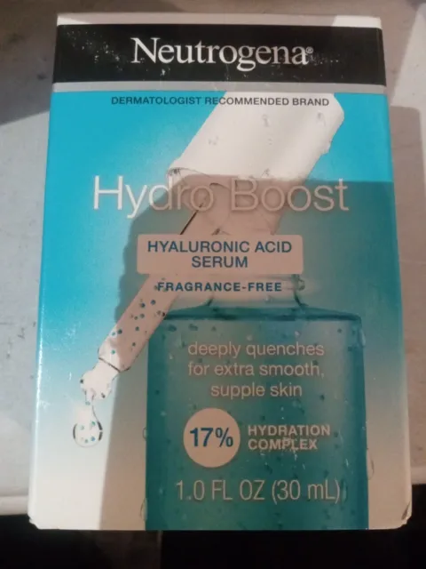 Neutrogena Hydro Boost Hyaluronic Acid Serum 1.0fl.oz./30ml New In Box