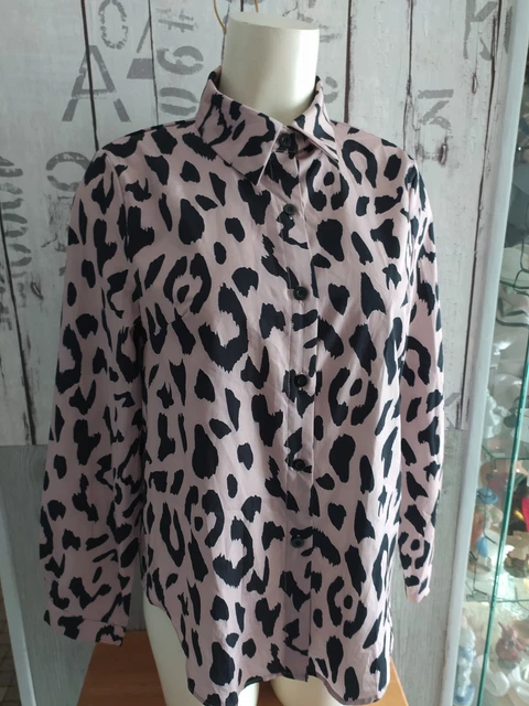 Chemisier Femme Charlior Imprimé Floral Multicolore - Taille M - Encolure V - Occasion Très Bon état