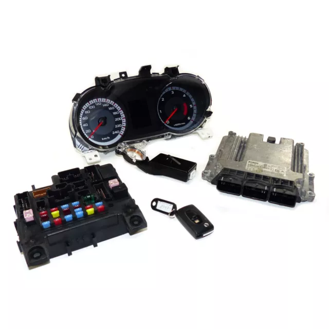 Citroën Engine Control Unit 2,2HDI Tacho Key Immobiliser Set