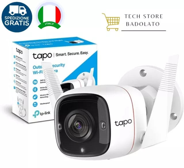 TP-Link Tapo C310 Telecamera di Sorveglianza Esterna - Visione notturna e altro