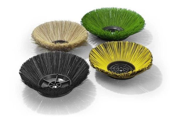 Brosses Latérales (2 Pièce ) Kärcher ICC1 Poly 2x3 MM Lisse Noir / Fil Plat 1,1
