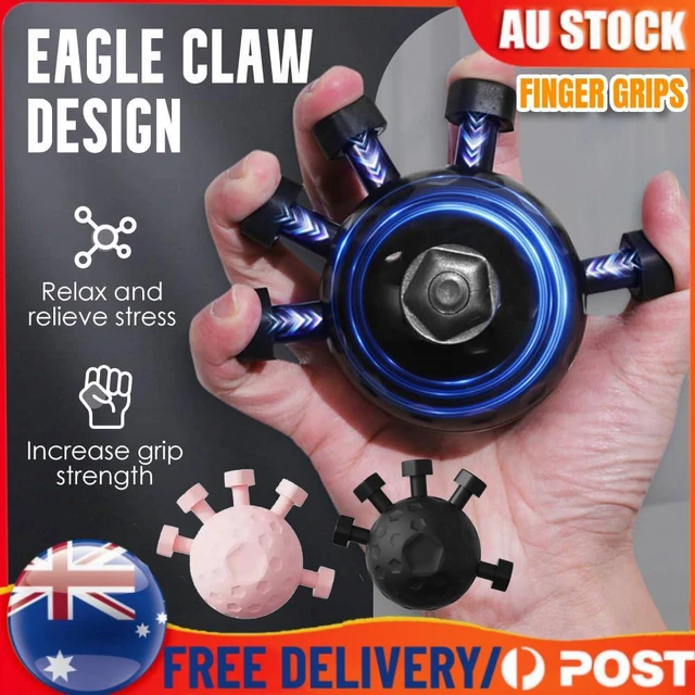 WHAMVOX Stainless Steel Spring Hand Grip Strengthener Relief Stress Ball Finger Wrist Forearm Thumb Exerciser Stress Relief Therapy Squeeze Toy - View #3