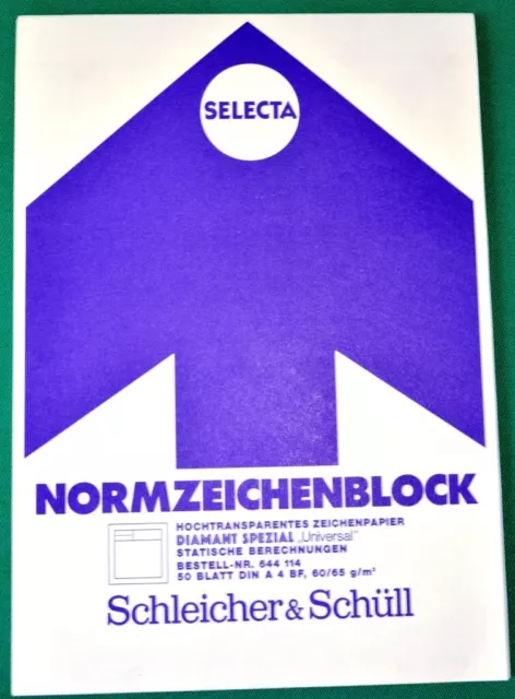 Normzeichenblätter A4,TRANSPARENT 60/65g, 50 Blatt, Statische Berechnung,