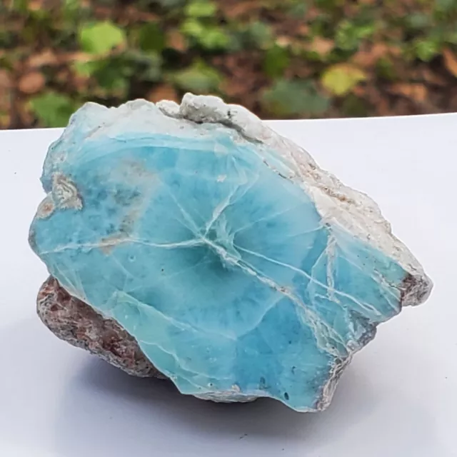 76g 380ct Hand-picked Larimar pectolite Dominican Natural Rough Slab Rock Stone