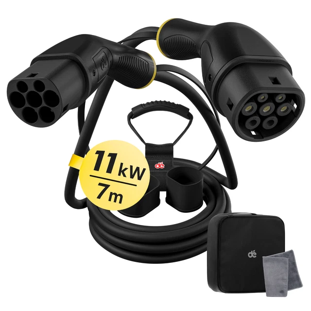 Tipo 2 16A 11KW 7M 3 fasi EV cavo di ricarica caricabatterie per auto elettrica 220V