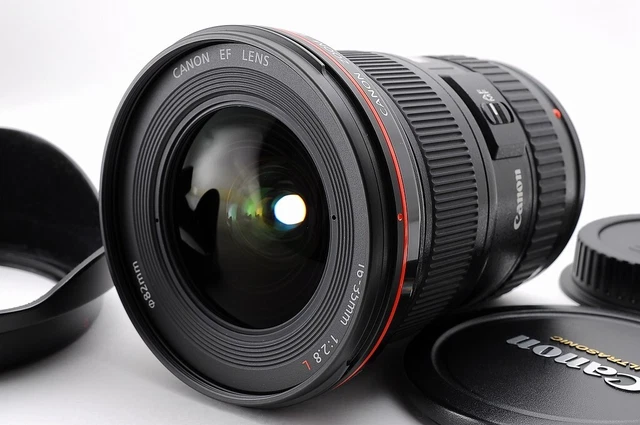 [Near Mint]CANON EF16-35mm F/2.8L II USM+Hood from JAPAN