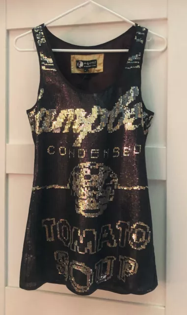 Andy Warhol Campbell Soup Dress / Pepe Jeans London / Sequence /Tomato / Size SM Andy Warhol Campbell Soup Dress / Pepe Jeans London / Sequence /Tomato / Size SM
