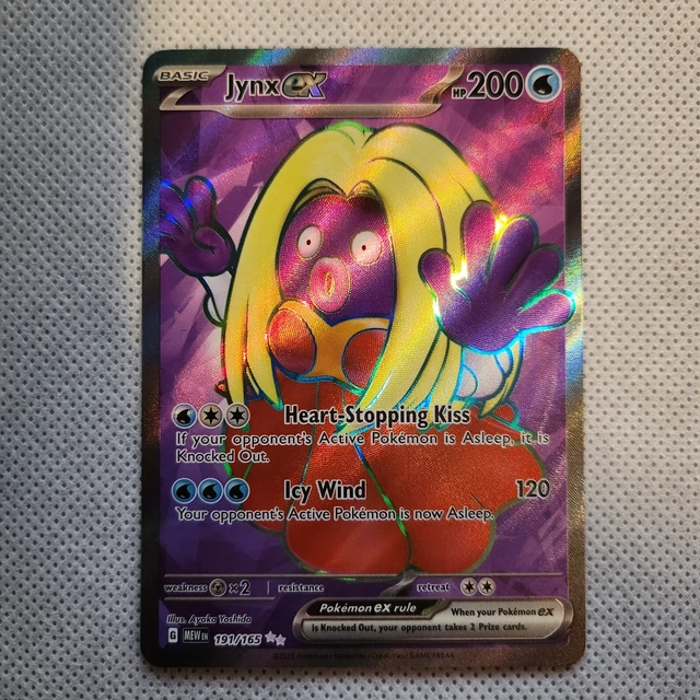 Jynx ex 191/165 Full Art Scarlet & Violet 151 Pokémon Card Secret Rare NM