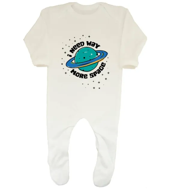 I Need Way More Space Astronaut Universe Baby Grow Tuta da pigiama ragazzi ragazze regalo