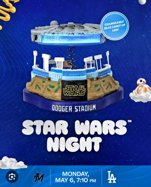 2024 LOS ANGELES Dodgers SGA 5/6/24 STAR WARS Night Millennium Falcon