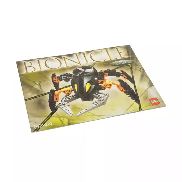 1x LEGO Bionicle Instruction de Montage A5 Pour Set Visorak Oohnorak 8744