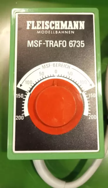 MSF Trafo, Fleischmann, 6735, Z N TT H0 LGB 0, sensible Feinsteuerung,  geprüft