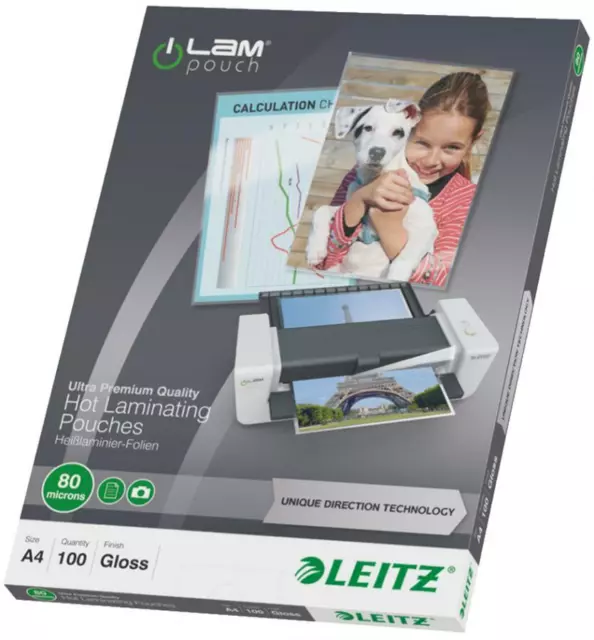 LEITZ Laminierfolientasche iLAM, DIN A4, glänzend, 250 micron 25St.