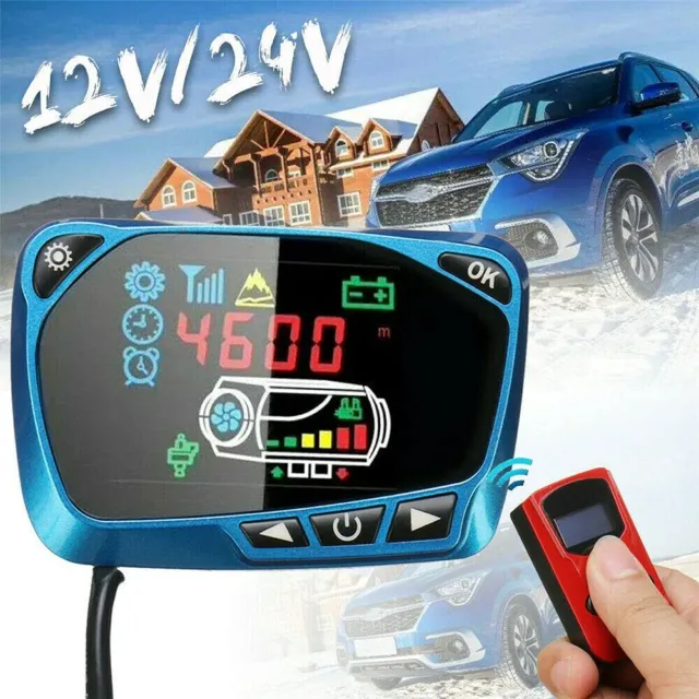 Kaufe 12/24V 5-8KW Air Standheizung LCD Digital Display Für Auto