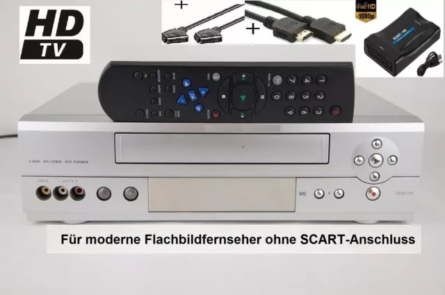 Videorecorder *1-Jahr Garantie VHS Videorekorder für HDMI*original Fernbedienung