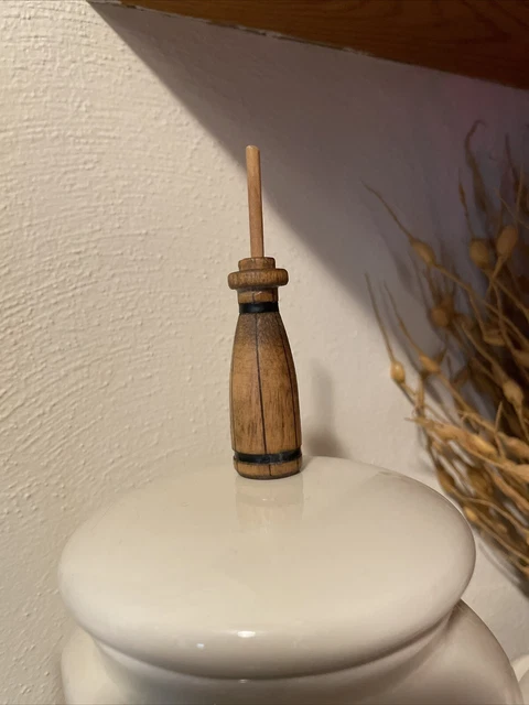 Dollhouse Miniature Artisan Wood Butter Churn 1:12
