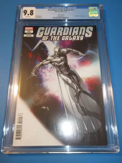 Guardians of the Galaxy #11 Finch 1:50 Rare Variant CGC 9.8 NM/M Silver Surfer