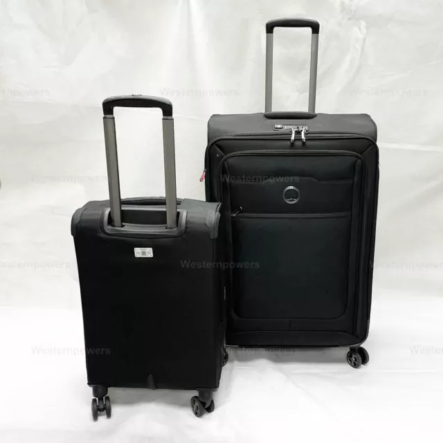 Delsey Helium 2-piece Softside Luggage Set Black
