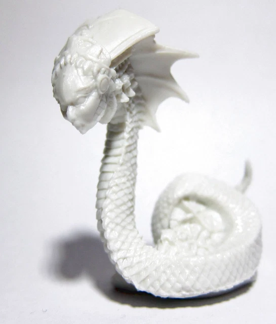 Reaper Bones Miniatur 'Serpent Demon' – 65 Mm Hoch, Unbemalt, Aus Flexiblem Kunststoff Für Tabletop