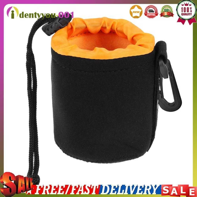 Bolsa de cámara de neopreno, impermeable, con cordón