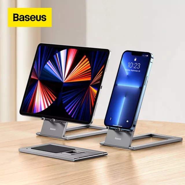 Baseus Foldable Phone Holder Desktop Stand Metal Cellphone Support Phone Tablet