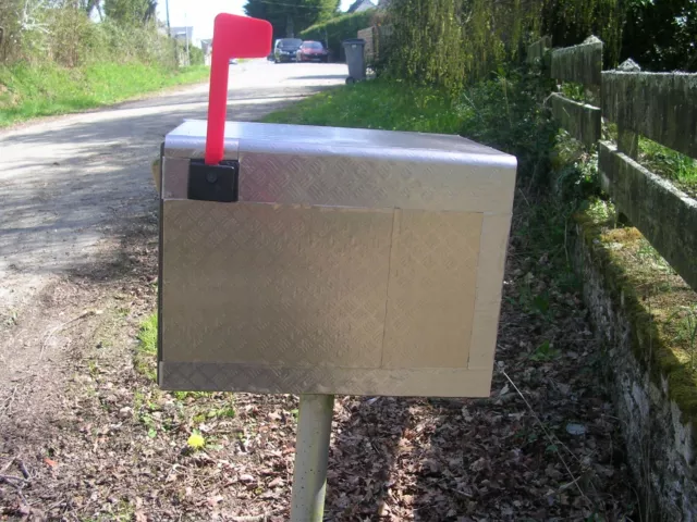 Drapeau Boite/Lettres Grand Modèle 📫Gibraltar Usa System Flag Mailbox Exp🇫🇷