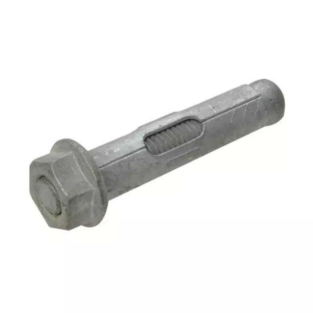 Pack of 2 Galvanised 20mm x 160mm (M16 Thread) Hex Masonry Sleeve Anchor